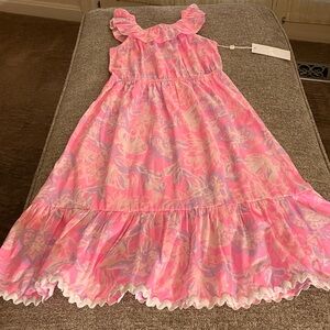Lilly Pulitzer® Girls Garden Midi Dress New with Tags Size Medium 6/7